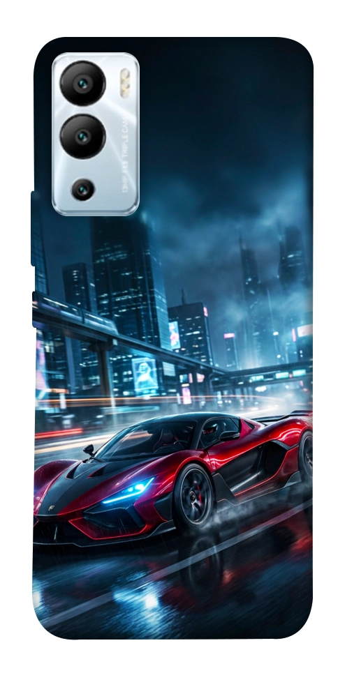 Чохол Red sport car для Infinix Hot 12i
