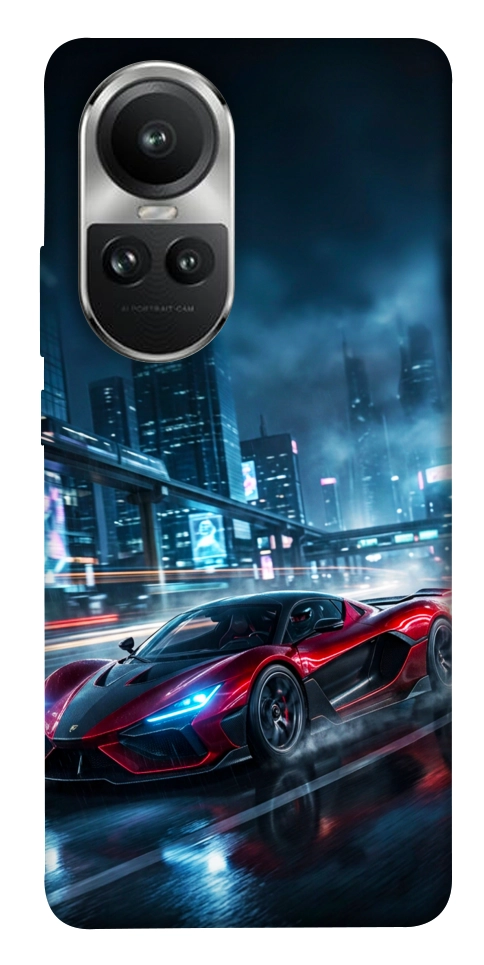 Чохол Red sport car для Oppo Reno 10