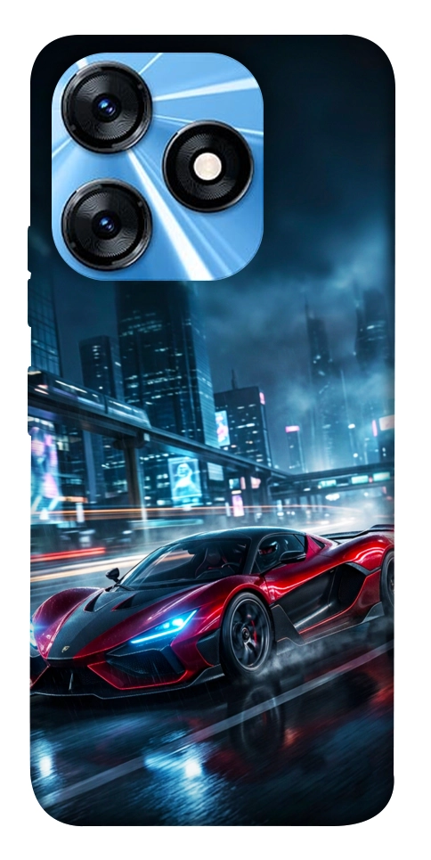 Чехол Red sport car для TECNO Spark 10
