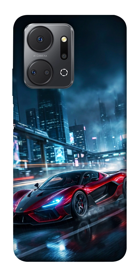 Чехол Red sport car для Huawei Honor X7a