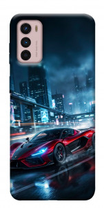 Чехол Red sport car для Motorola Moto G42
