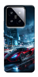 Чехол Red sport car для Xiaomi 14 Pro