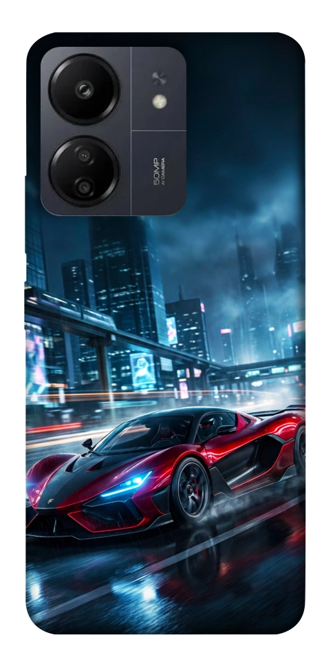Чехол Red sport car для Xiaomi Poco C65