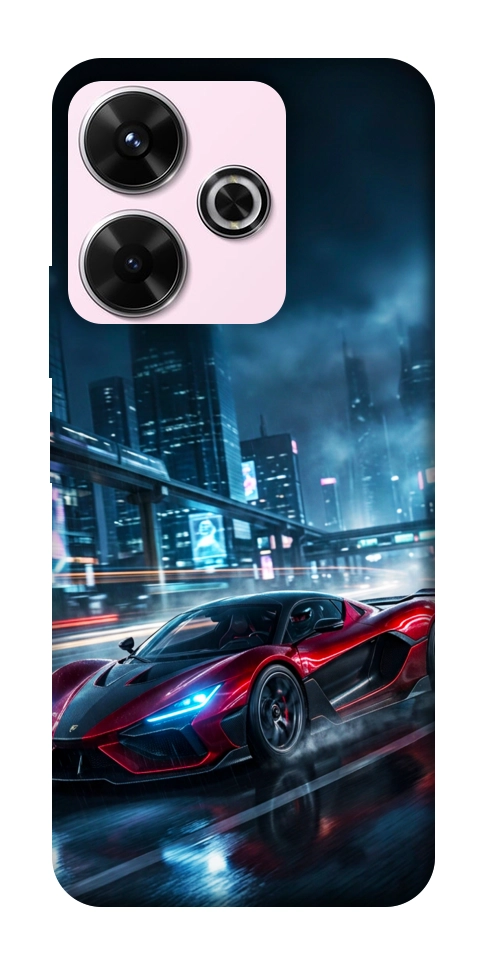 Чехол Red sport car для Xiaomi Redmi 13 4G