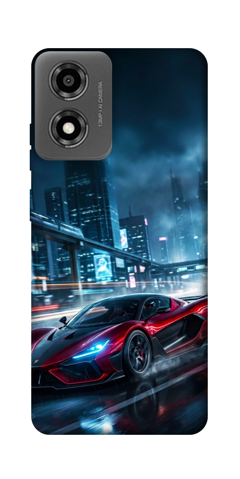 Чохол Red sport car для Motorola Moto E14