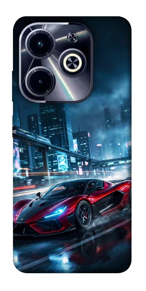 Чехол Red sport car для TECNO Spark Go 2024