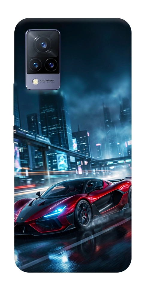 Чохол Red sport car для Vivo V21