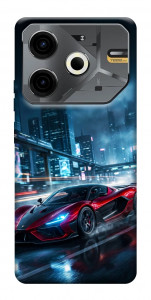 Чехол Red sport car для TECNO Pova 6 Neo (LI6)
