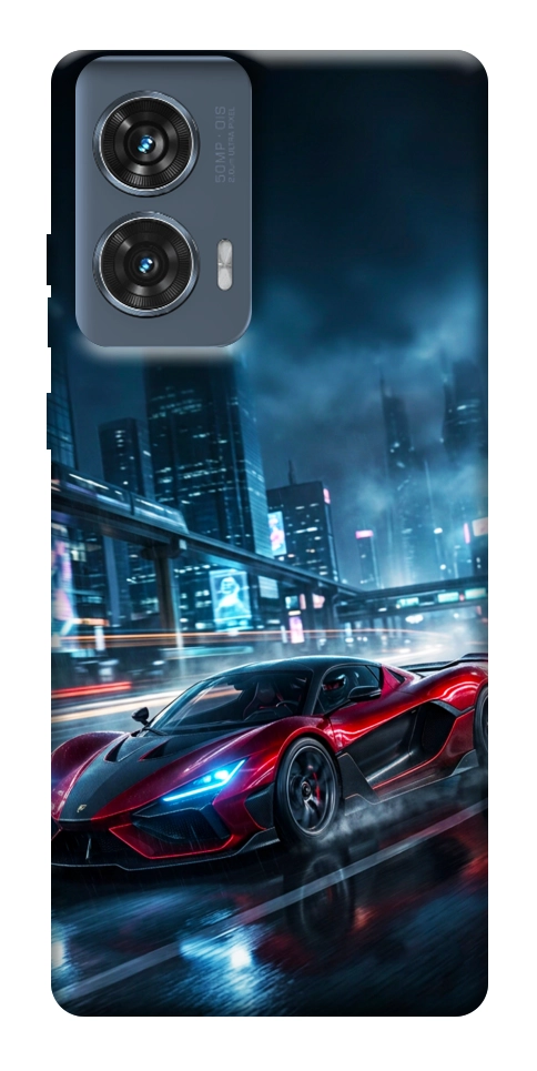Чехол Red sport car для Motorola Edge 50 Fusion