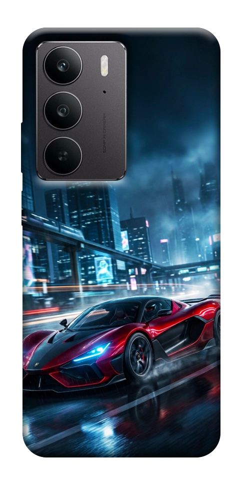 Чехол Red sport car для Realme C75