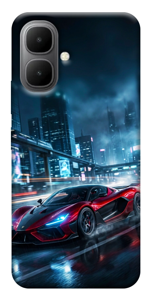 Чехол Red sport car для Infinix Smart 10
