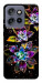 Чехол Flowers on black для Motorola Edge 60 Neo