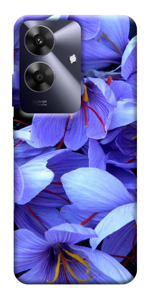 Чехол Фиолетовый сад для Realme Note 60x