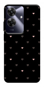 Чехол Сердечки для Realme Note 60x