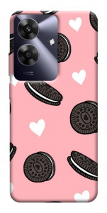Чехол Печенье Opeo pink для Realme Note 60x