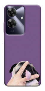 Чехол Мопс для Realme Note 60x