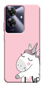 Чехол Unicorn love для Realme Note 60x