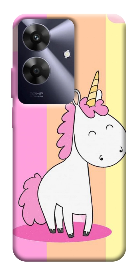 Чехол Танцующий единорог для Realme Note 60x