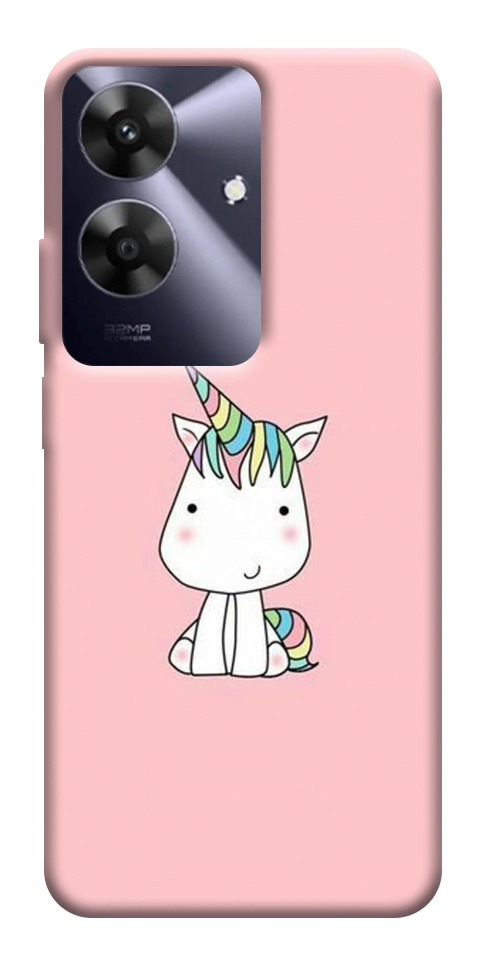 Чехол Маленький единорожек 3 для Realme Note 60x