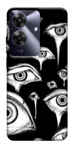 Чехол Поле глаз для Realme Note 60x