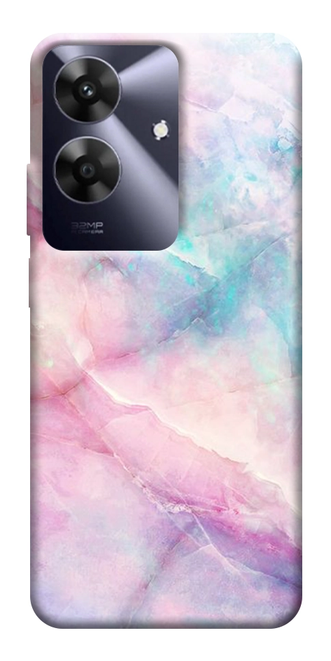 Чехол Розовый мрамор для Realme Note 60x