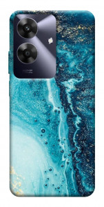 Чехол Голубая краска для Realme Note 60x