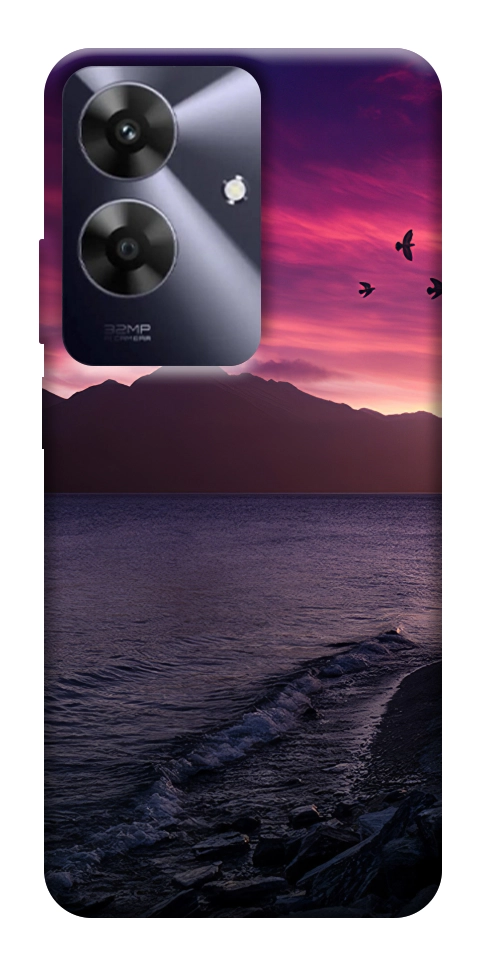 Чехол Закат для Realme Note 60x
