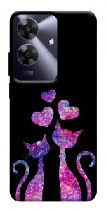 Чехол Космические коты для Realme Note 60x