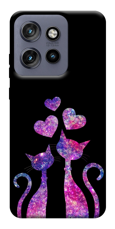 Чехол Космические коты для Motorola Edge 60 Neo