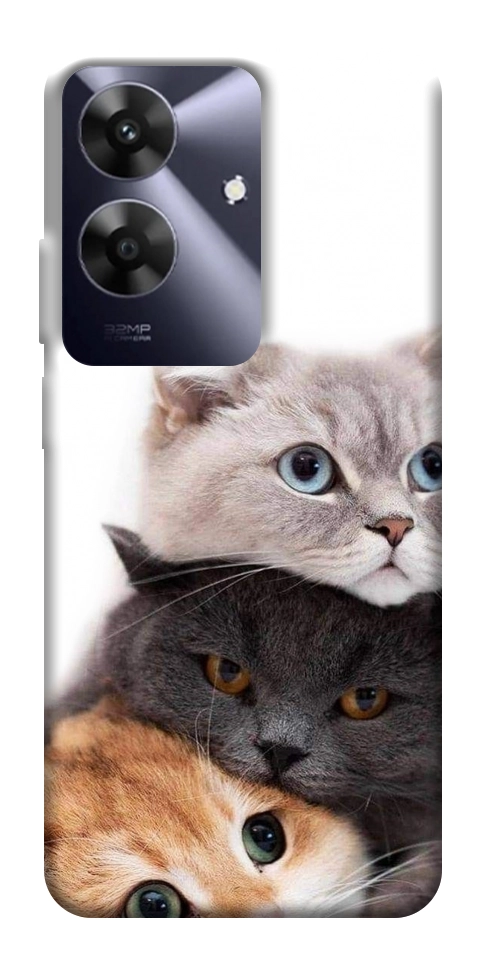 Чехол Три кота для Realme Note 60x