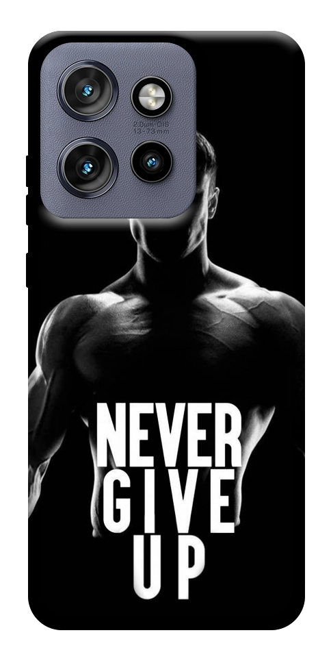 Чехол Never give up для Motorola Edge 60 Neo