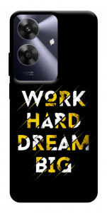 Чехол Work hard для Realme Note 60x