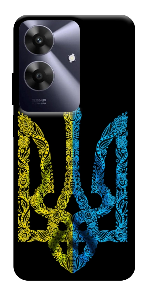 Чехол Жовтоблакитний герб для Realme Note 60x