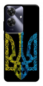 Чехол Жовтоблакитний герб для Realme Note 60x
