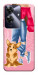 Чехол Girl and corgi для Realme Note 60x