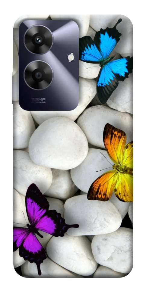 Чехол Butterflies для Realme Note 60x