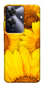 Чехол Букет подсолнухов для Realme Note 60x