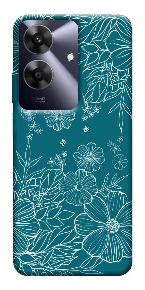 Чехол Botanical illustration для Realme Note 60x