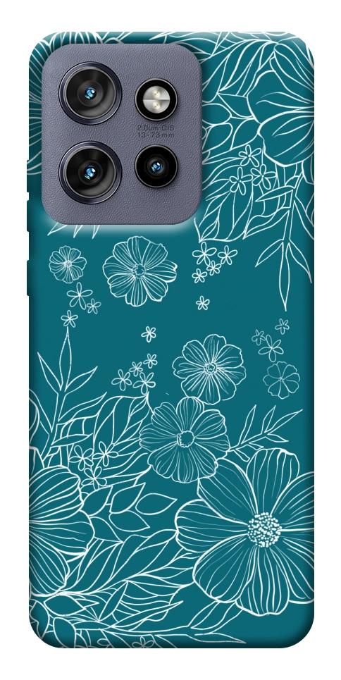 Чехол Botanical illustration для Motorola Edge 60 Neo