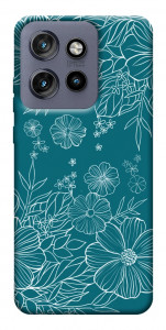 Чехол Botanical illustration для Motorola Edge 60 Neo