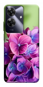 Чехол Кружевная гортензия для Realme Note 60x