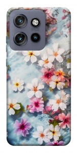 Чехол Floating flowers для Motorola Edge 60 Neo