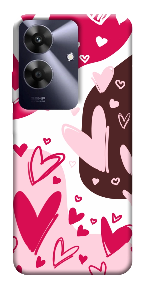 Чехол Hearts mood для Realme Note 60x