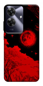Чехол Кровавый закат солнца для Realme Note 60x