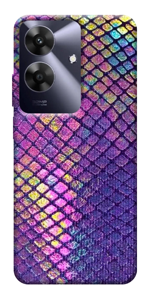 Чехол Neon snake skin для Realme Note 60x