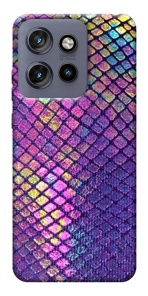 Чехол Neon snake skin для Motorola Edge 60 Neo