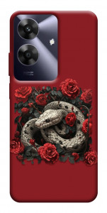 Чехол Roses snake для Realme Note 60x