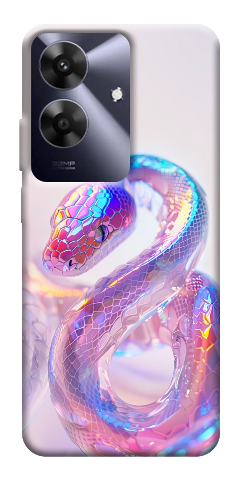 Чехол Holographic serpent для Realme Note 60x