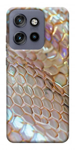Чехол Gold snake skin для Motorola Edge 60 Neo