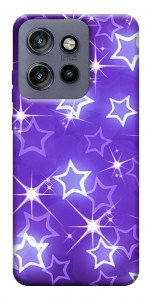 Чехол Purple sparkles для Motorola Edge 60 Neo